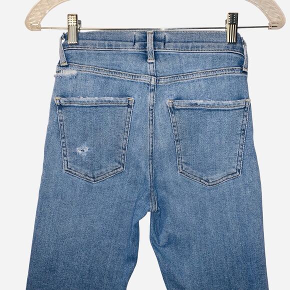 AGOLDE Sophie Skinny Jeans Womens 24 Distressed Mid Rise Stretch Lyocell - Picture 9 of 13